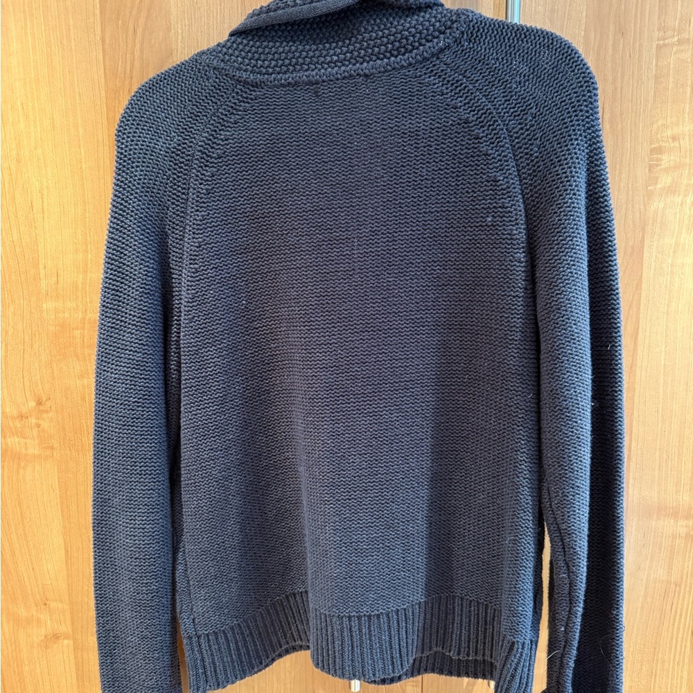 DKNY Jeans Studded Knit Cardigan Sweater Gray Size M - Picture 2 of 6